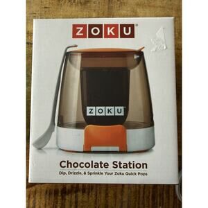 New Zoku Chocolate Station For Quick Pop Maker Pops Ice Cream Pudding Yogurt Etc